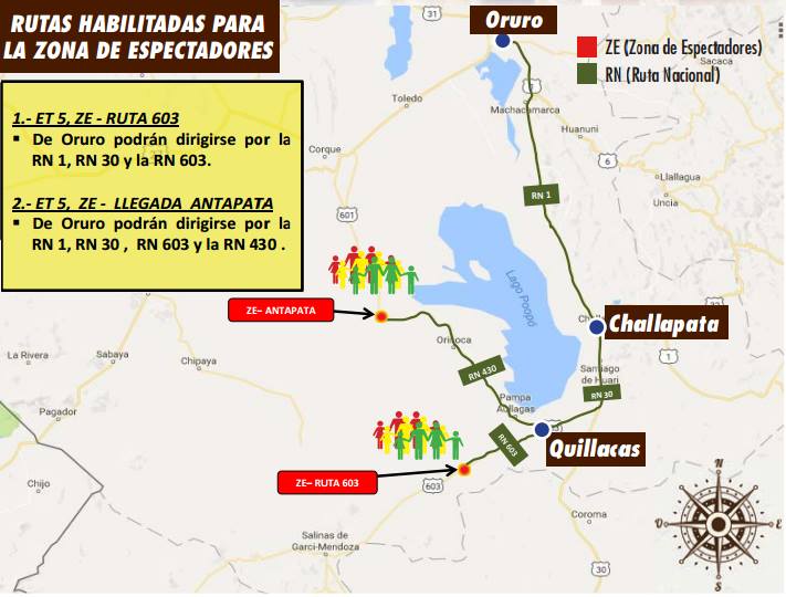 Dakar 2017 zona de espectadores etapa 5