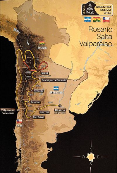 El Gobierno alista primera cuota por el Dakar 2014