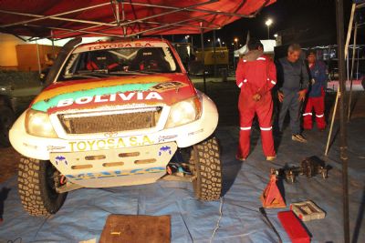 Marco Bulacia terminó quinto en la primera etapa del Desafío Ruta 40