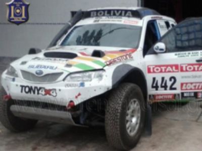 Creen que plotean camionetas con el Dakar para pasar droga