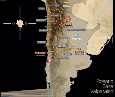 Calendario y recorrido detallado del Dakar 2014 