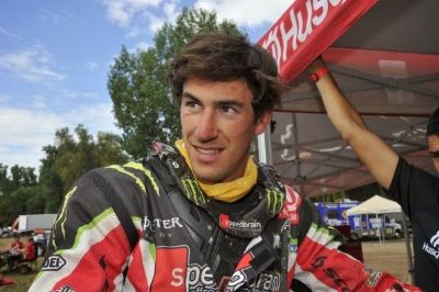 El español Joan Barreda Bort de Honda ganó la tercera etapa del Dakar 2014