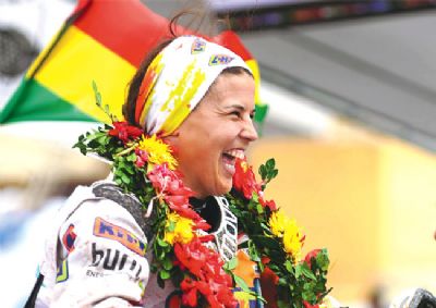 Dakar 2014: La hermosa Laia Sanz terminó en el puesto 16