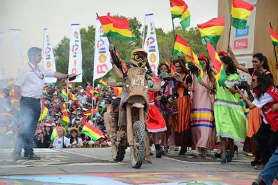 Bolivia gestiona ser parte del rally Dakar 2015