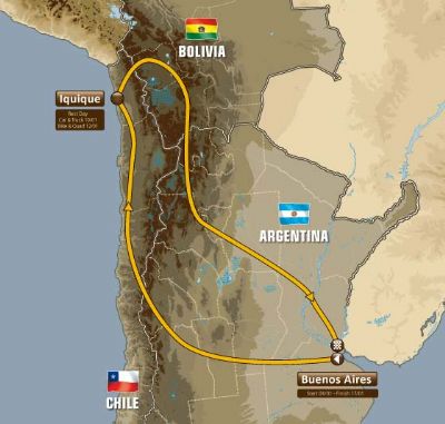 Dakar 2015: Argentina, Bolivia, Chile
