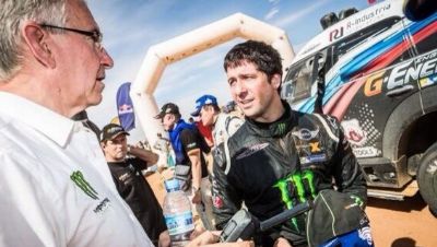 El piloto argentino Orly Terranova se prepara para el Dakar 2015