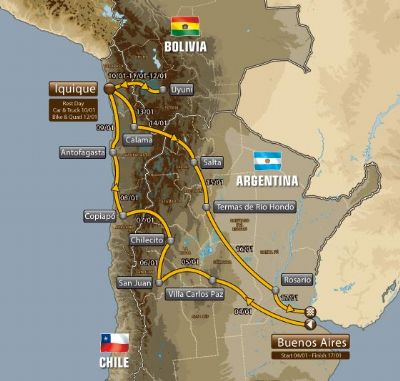 Todo listo para el Dakar 2015, la aventura empieza el 4 de Enero