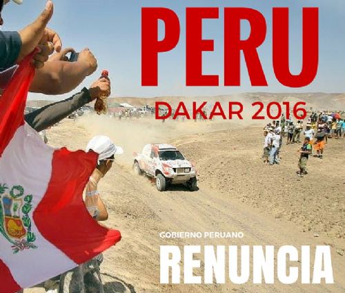 Perú se queda sin Dakar 2016, usarán los recursos para paliar Fenómeno de El Niño