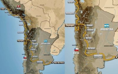 Ya está la ruta del Dakar 2012