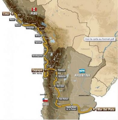 Cronograma del Dakar 2012