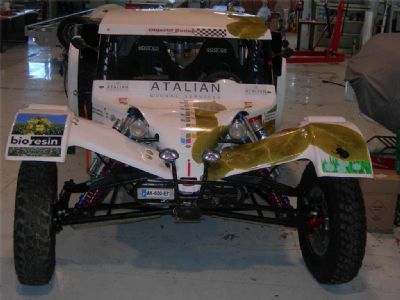 Rally de los Faraones: Team Objetif Dunes con un buggy que cosume soya, betarrága y azúcar 