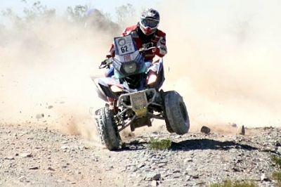 Ignacio Casale y su cuadrimoto están listos para el Dakar 2012