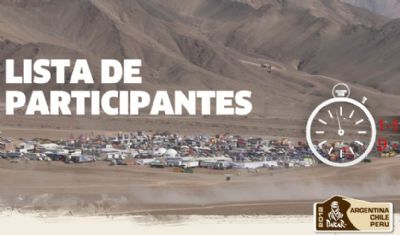 Se publica la lista oficial de inscritos al Dakar 2012