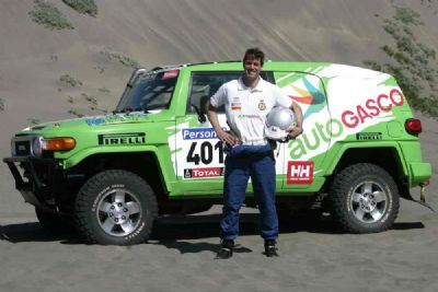 Cristóbal Vidaurre recluta a navegante argentino para ir con Equipo AutoGasco al Dakar 2012