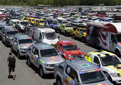 Dakar 2012: LLegaron los autos