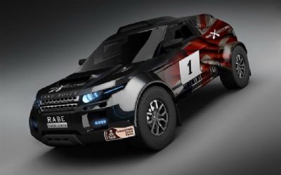 Range Rover Evoque para el Dakar (Inglés)