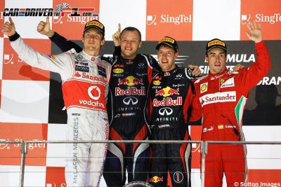Vettel gana el GP de Singapur F1 2012; Hamilton y Maldonado pierden su oportunidad