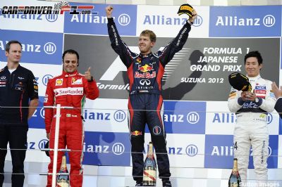 Vettel gana en Japón; Massa y Kobayashi completan el podio