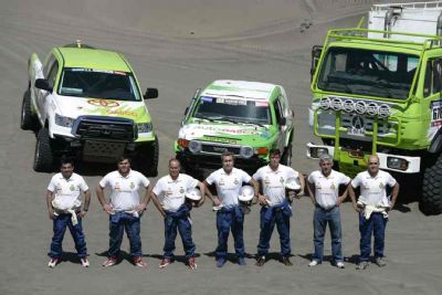 Equipo chileno AutoGasco realiza entrenamiento de élite previo al Dakar 2013