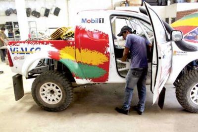 Marco Bulacia rumbo al Dakar 2013