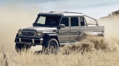 Mercedes Benz Clase G pick-up 6x6