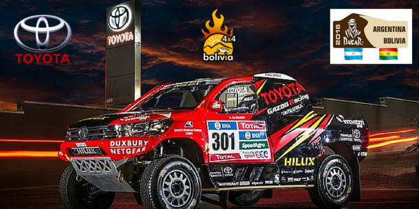 Ocho Toyota Hilux buscarán destronar a los Mini en el Dakar 2016