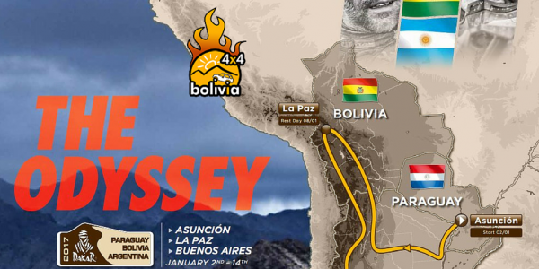 Paraguay se une al Dakar 2017 como punto de partida, Argentina será la meta