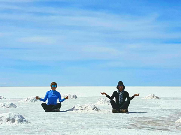 Salar de Uyuni en Bolivia - Uyuni salt flakes