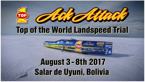 Rcord Mundial de velocidad en el Salar de Uyuni 